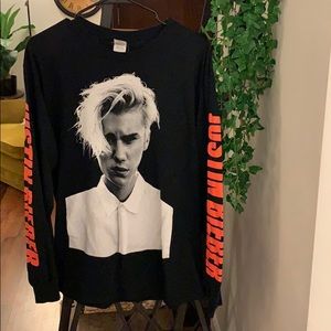 Justin Bieber Tour Long sleeve crew neck